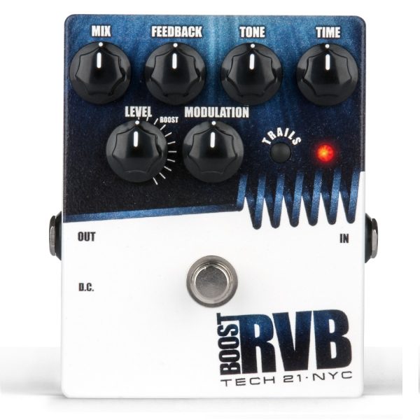 Tech 21 Pedal Guitarra Rvbt V2 Boost Rvb