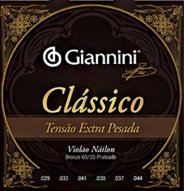 GIANNINI CORDA VIOLAO NYLON CLASSICO EXTRA PESADO GENWXPA