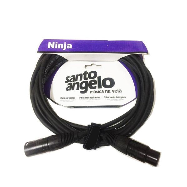 SANTO ANGELO CABO MICROFONE NINJA XLRM X XLRF 20FT 6.1M