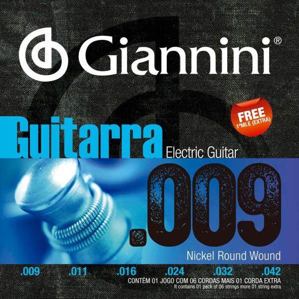 GIANNINI CORDA GUITARRA 009 GEEGST 9