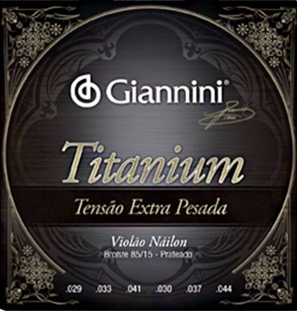 GIANNINI CORDA VIOLÃO NYLON TITANIUM EXTRA PESADA GENWXTA