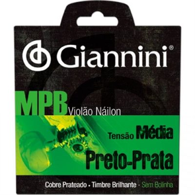 GIANNINI CORDA VIOLAO NYLON MPB GENWS CRISTAL/PRATA