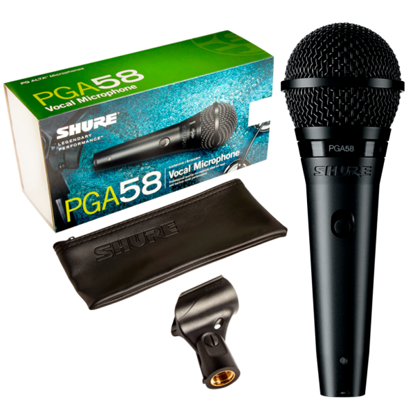 SHURE MICROFONE DINAMICO CARDIOIDE PGA 58 LC