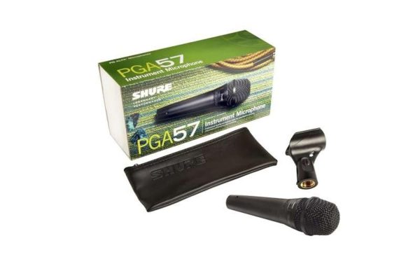 SHURE MICROFONE DINAMICO CARDIOIDE INTRUMENTOS PGA 57 LC