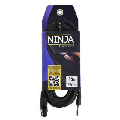 SANTO ANGELO CABO NINJA P10 X XLR MACHO 15FT 4.57M