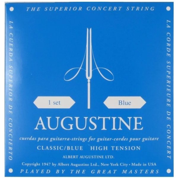 AUGUSTINE CORDA VIOLÃO NYLON BLUE MEDIUM/HARD TENSION