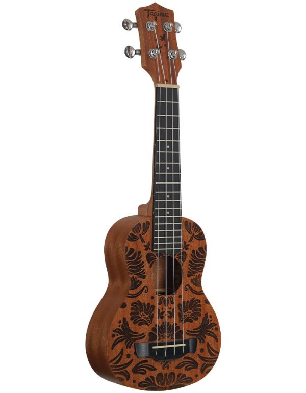 TAGIMA UKULELE SOPRANO 21 K FLORAL NTMS