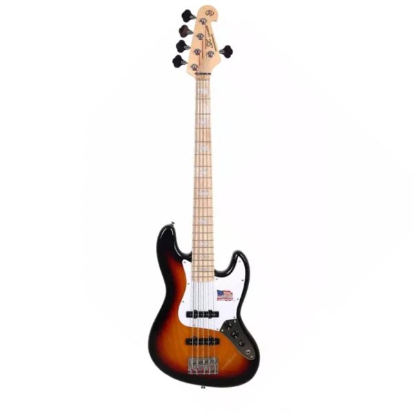 SX BAIXO SJB 75 JAZZ BASS 5C PASSIVO EM ASH SUNBURST