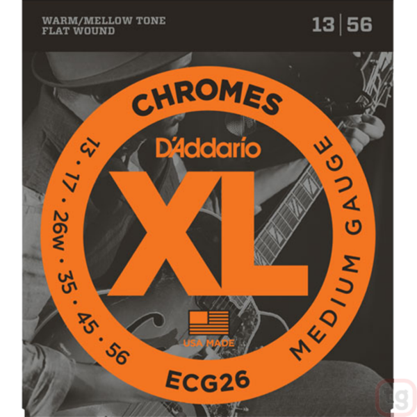 Encordoamento Guitarra Chromes Daddario ECG 26 013