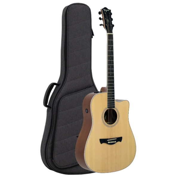 Violão Aço Tagima Folk sapele sunset eq-ntop gig bag eq