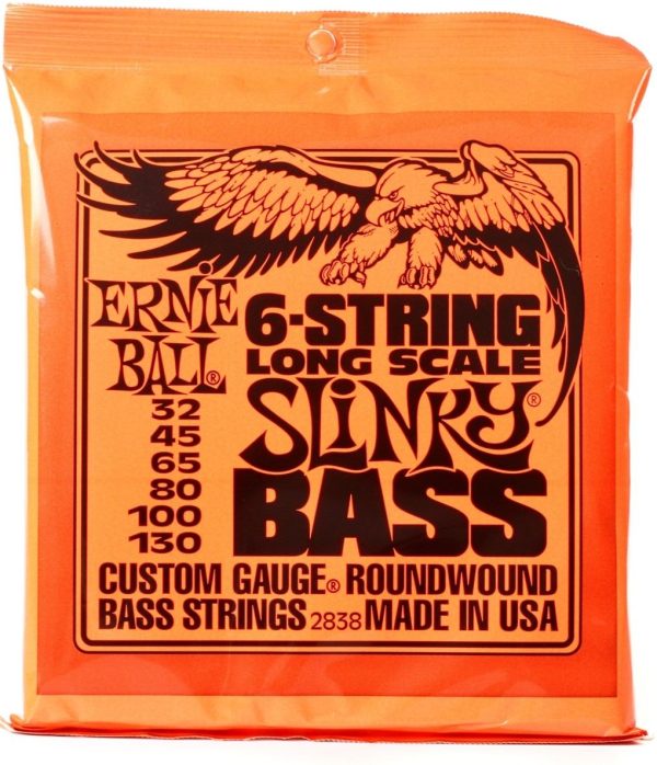 Encordoamento Baixo Ernie Ball 6C Bass Slinky 032 2838