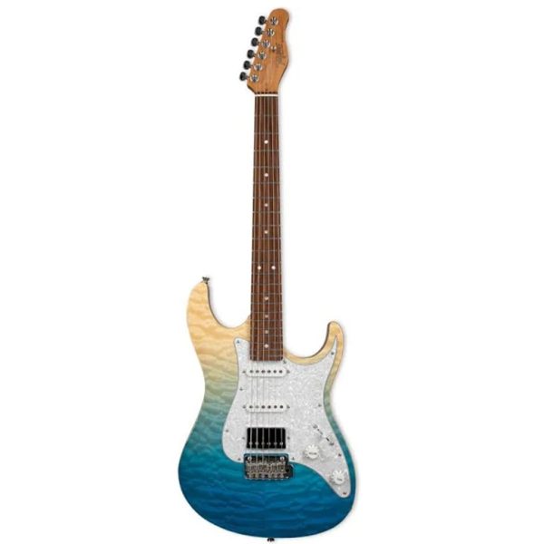 Guitarra Tagima Stella DW transparent blue faded