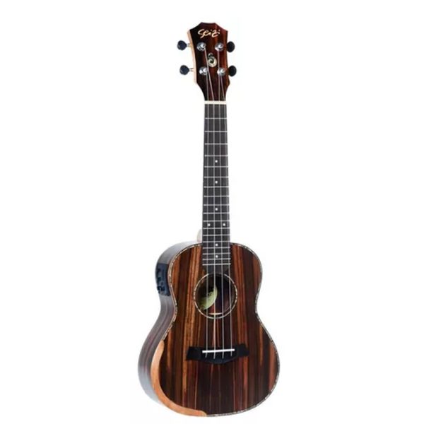 Ukulele Eletrico Concert Seizi bora bora plus Ebony